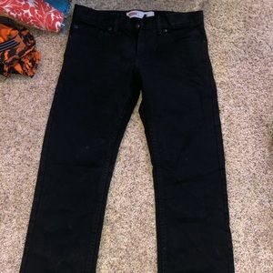 Levi black slim jeans
